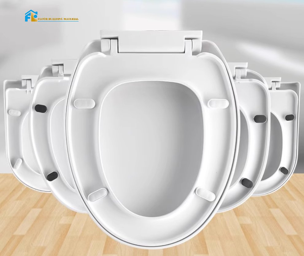 Fluor Comfortable Toilet Seat Cover Anti-Oxidant Plastic