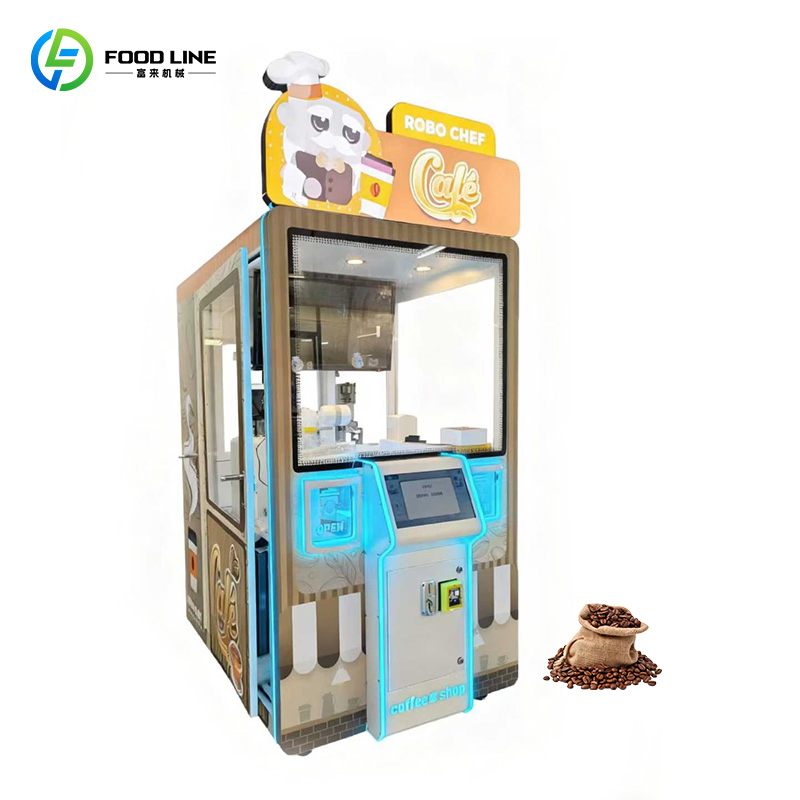 Multi-Flavor Electric Bean to Cup Coffee Vending Machine