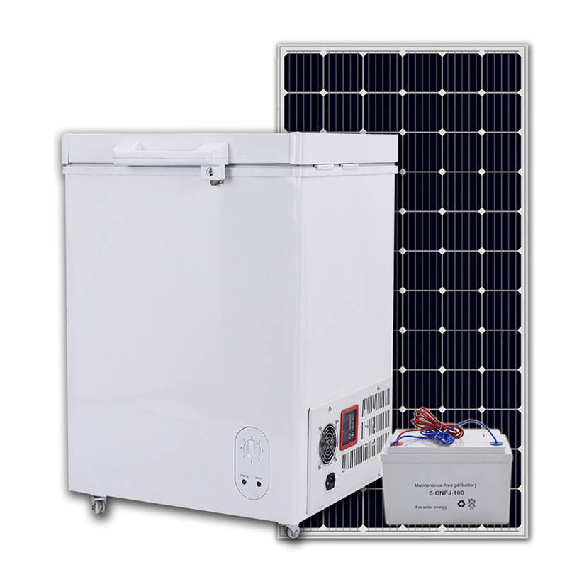 Bd/Bc-108 12/24V Solar and Battery Powered Chest Freezer for Home Use