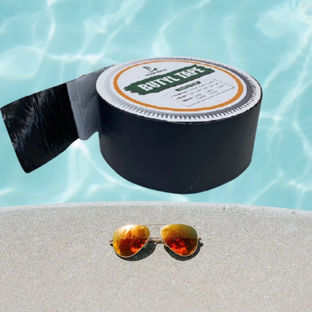 Construction Material Self Adhesive Bitumen Waterproof Butyl Rubber Tape