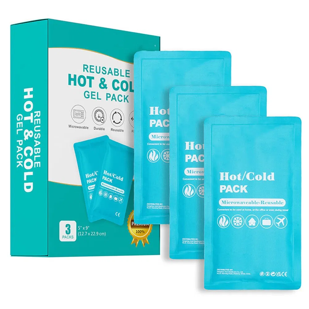 Durable Reusable Gel Hot & Cold Pack 23*13cm for Neck Pain Relief