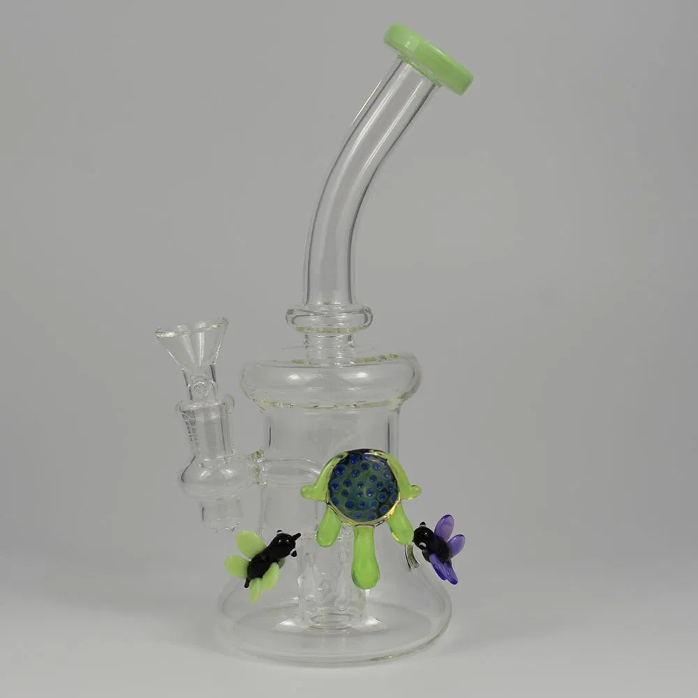 5.5 Inches Jade Color Heady Glass Dabber Rig