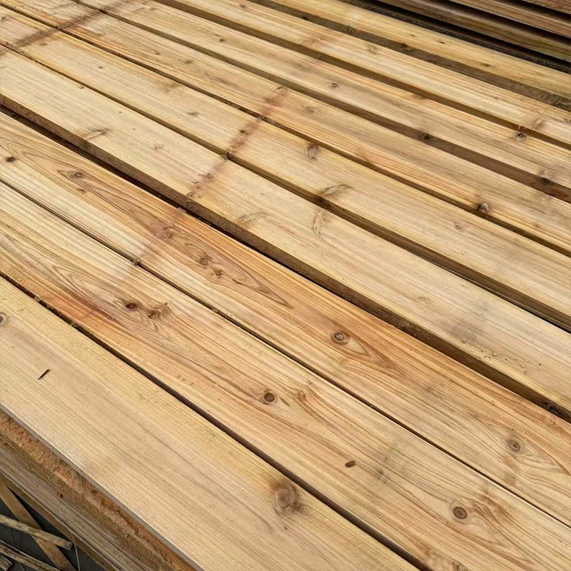 Durable Radiata Pine Wooden Pallet Components Solid Wood Board