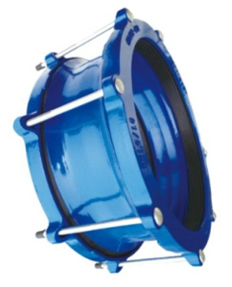 DIN BS Jrs DN250 10" Universal Wide Range Flexible Ductile Iron Straight Coupling