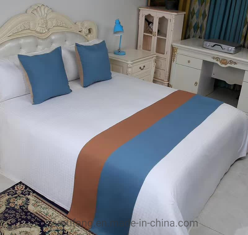 High Quality Cotton Linen Hotel Bed Linen Hotel Bed Runner