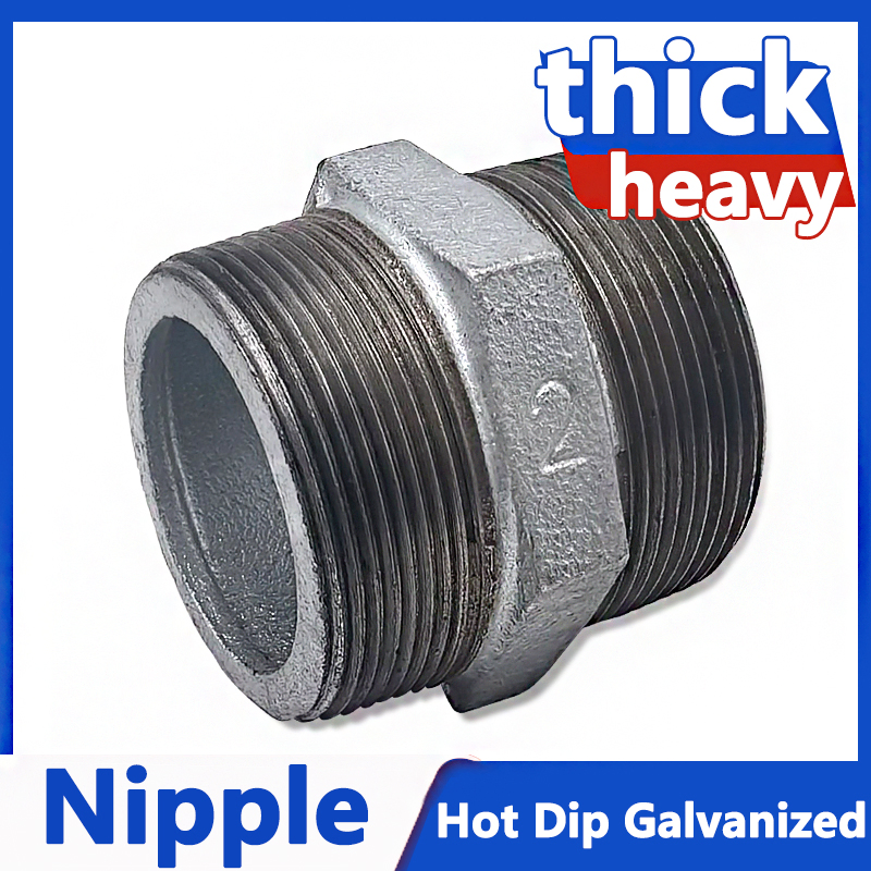 Hot Sales Malleable Cast Iron Pipe Fittings 4'' Nipple