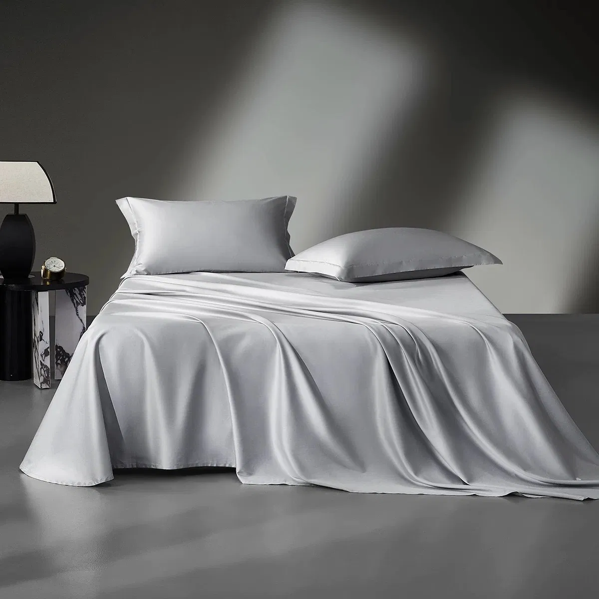 High Quality Bamboo Bed Sheet Customized Logo Oeko-Tex Home Luxury Bed Sheets