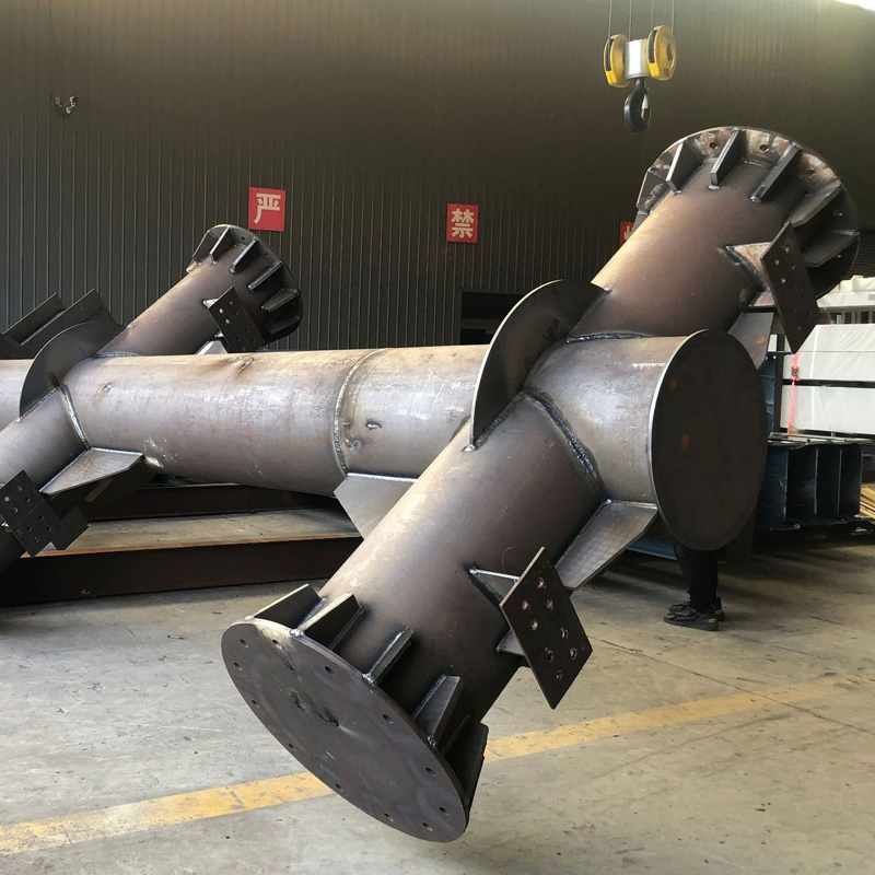 Factory Customized Welded Circular Pipe Columns Large Diameter Steel Pipe Support Column