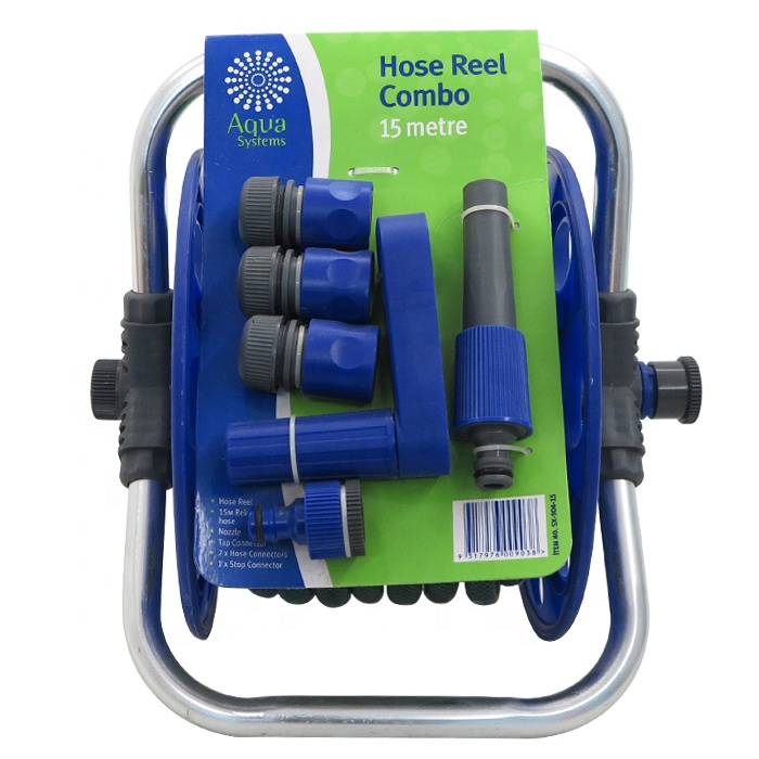 Family Garden Use Hose Reel Combo Water Hose Reel