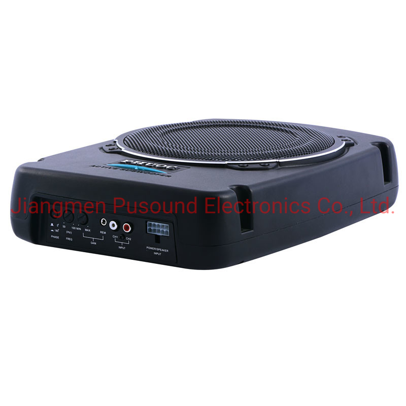 High Quality Super Slim Car Active Speaker for 8 Inch Aluminium Case