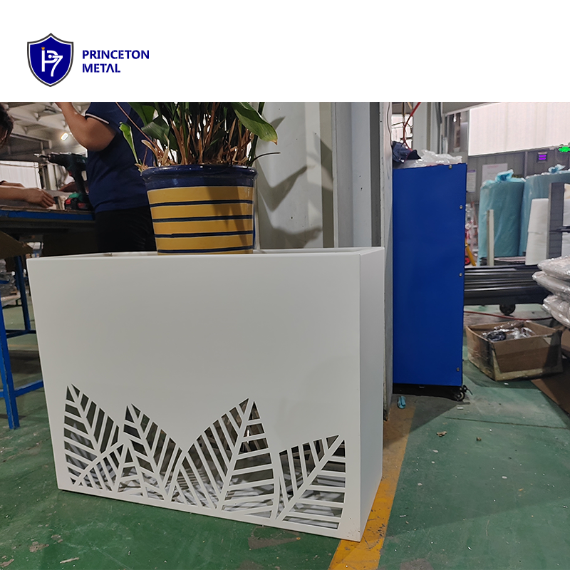 Горшок для растений алюминиевый уличный барьерный