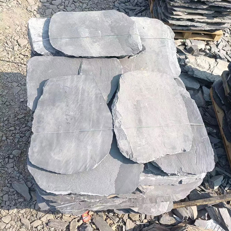 Natural Split Black/Rusty/Grey Flagstone Tiles Crazy Paving Slate Stone Price