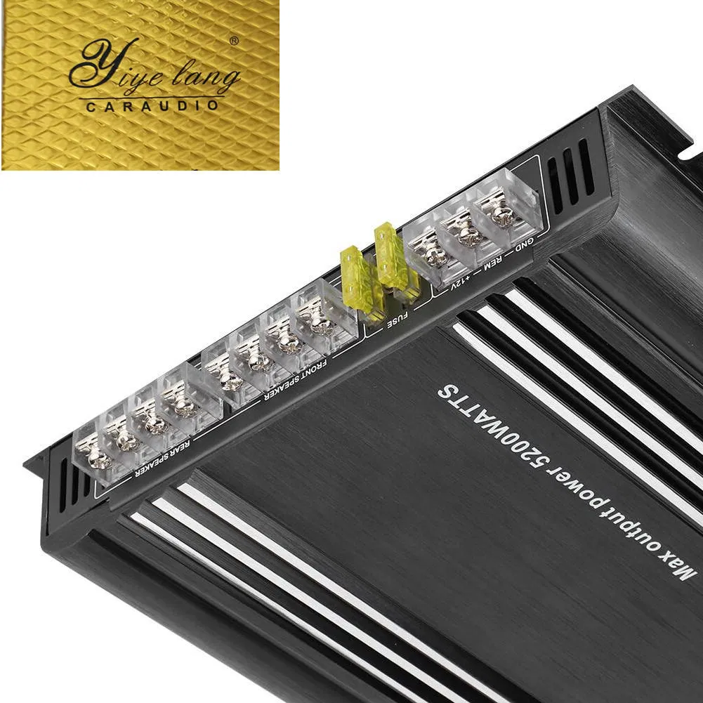 Factory Wholesale Auto Stereo Car Audio High Power Car Amplifier 4 Channel