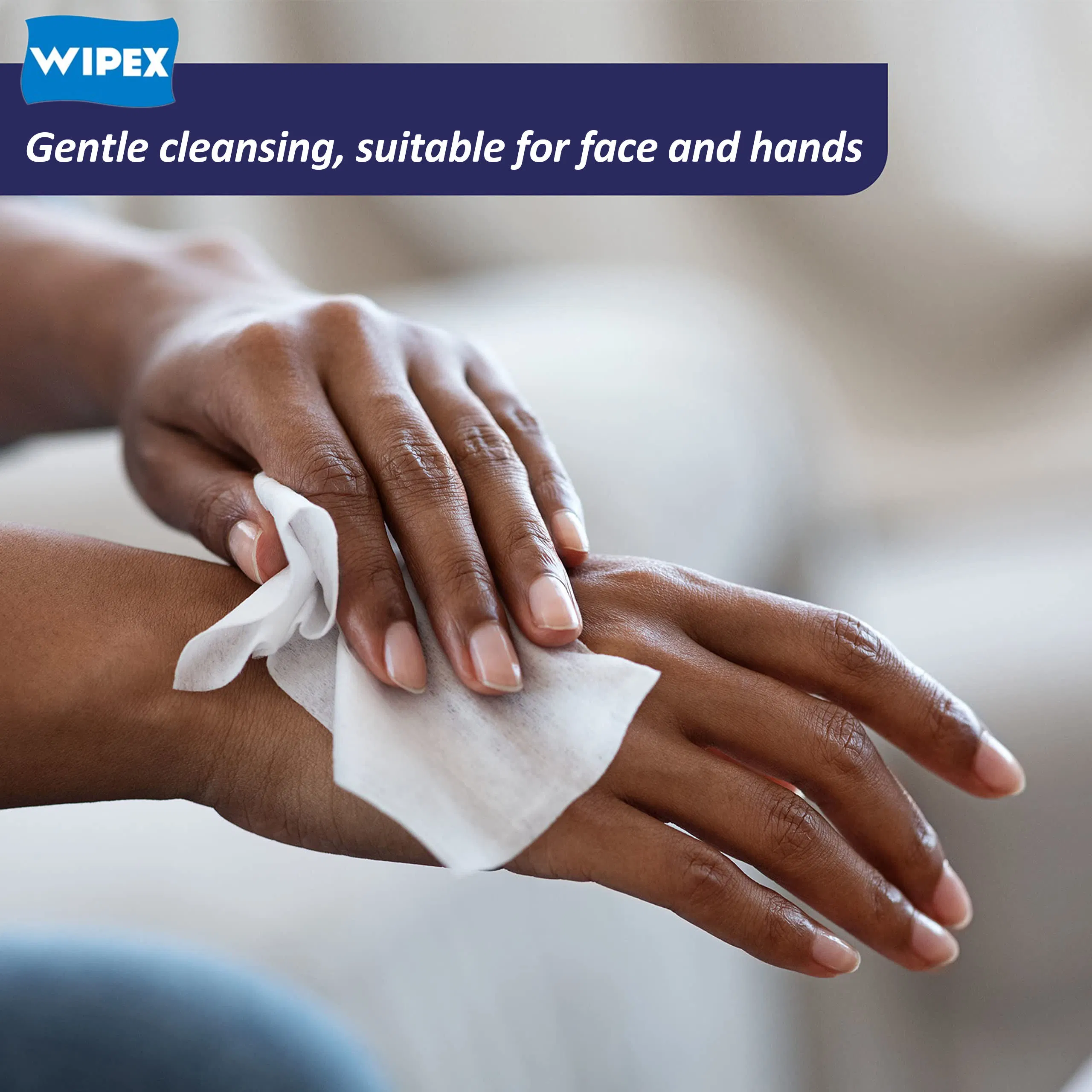 Wipex Summer Outdoor Sport Face Cleaning Wet Wipes Mint Fragrance Wipes Disposable Wet Wipes