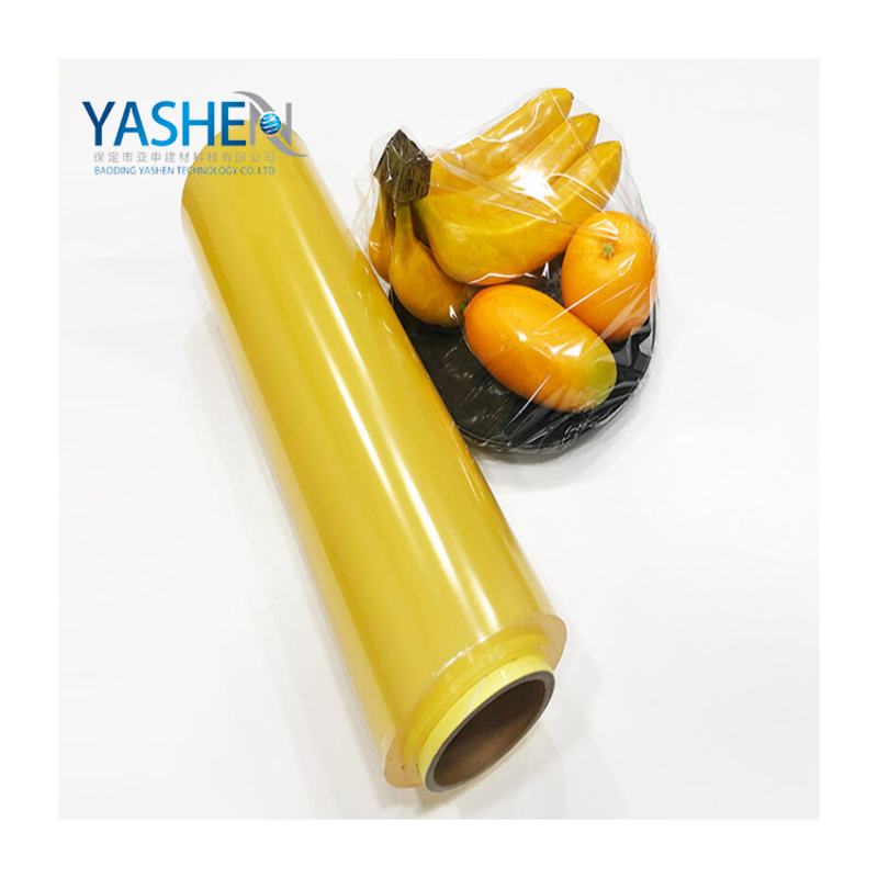 High Elasticity PVC Cling Film Tightly Wraps Without Curling Edges