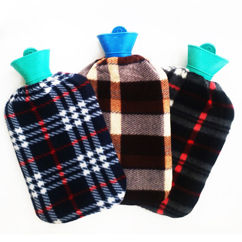 High Quality Keep Warmer Back Rubber Heat Pack Bottle Plush Covers Hot Water Bag