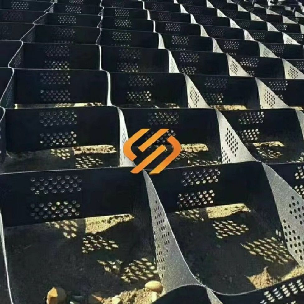 Road Construction Subgrade Stabilization and Load Support Gravel Stabilizer Grid HDPE Geocell for Driveway Construction