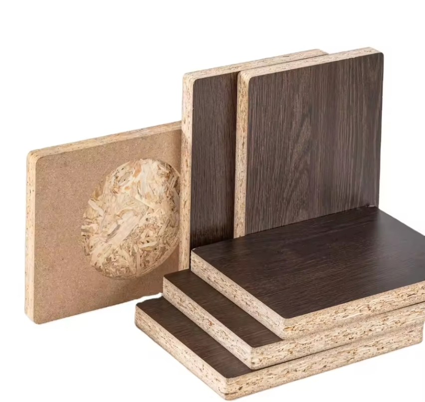 New Design Manufacturer Semi-Finished Furniture Melamine Lvp Ebs Biz Standard Film Faced Sheet Ecological Office Furniture Particle Board Chipboard