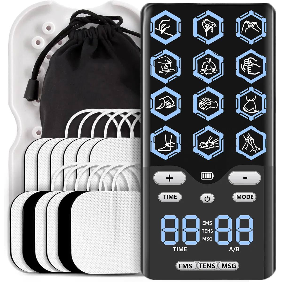 New Tens Massager, Multi-Function Massager Device, Microcurrent Muscle Stimulator, Muscle Exercise & Meridian Massage Instrument