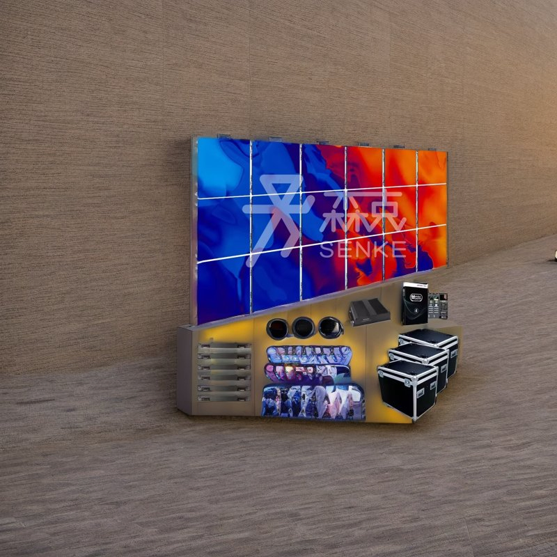 4K Controller Indoor Videowall 55 Inch 2X2 3X3 Mount Advertisement Display Splicing Screen Advertising Players LCD Video Wall