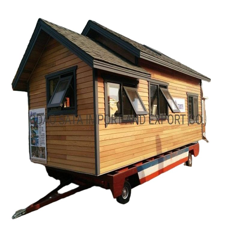 Simple Steel Frame Tiny House on Wheels Trailer Travel Home