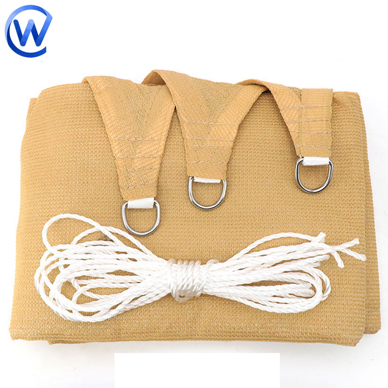 HDPE Retractable Sun Shade Sail for Patio Garden Yard or Flower Woven Technics Not