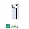 Chrome Polished Shower Head with Durable ABS Plastic Holder