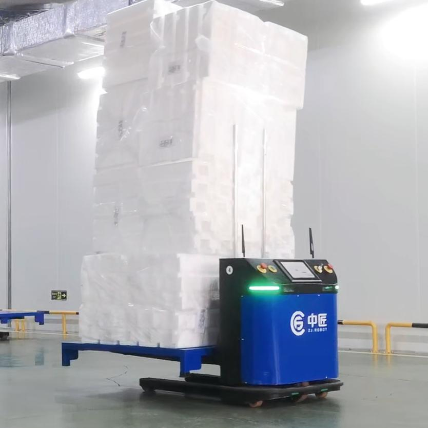 Robot Unmanned Forklift Agv with Customizable Design for Optimal Efficiency