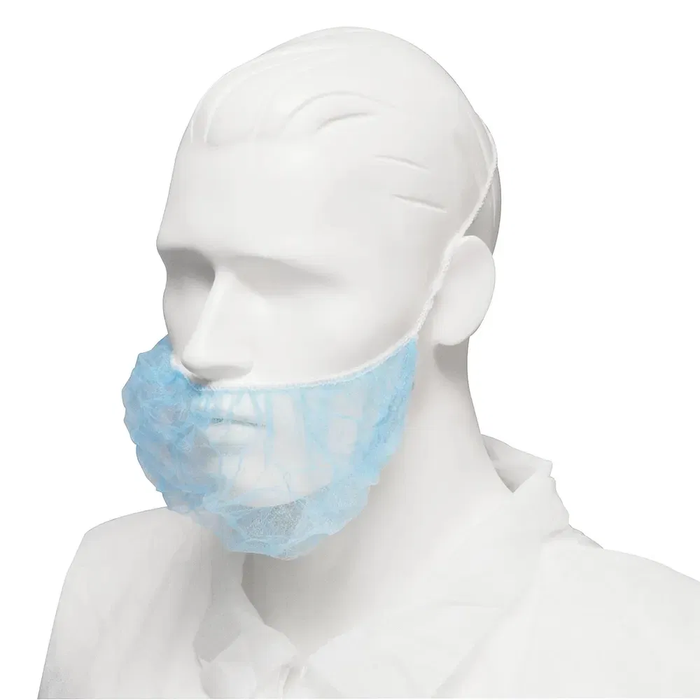 Head Loop Machine Made Disposable PP Beard Cover with Single Elastic
