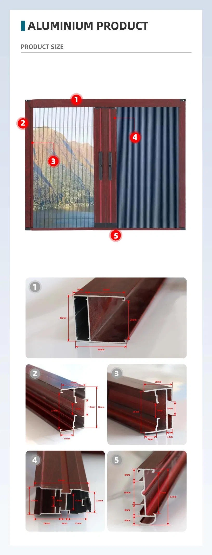 High Quality Aluminium Honeycomb Cordless Honeycomb Blackout Day and Night Blinds Partition Shades & Shutters