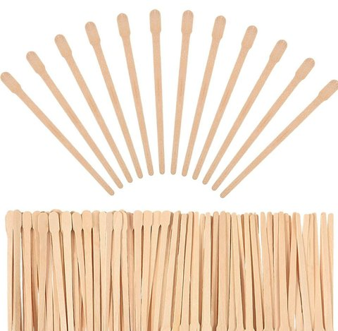 165mm Smooth Craft Wood Corn Dog Stick as Cocktail Stirrer