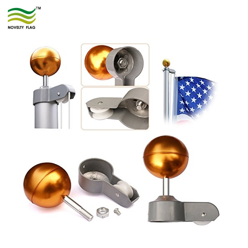 Outdoor Hanging 6m Fiberglass Pole for Flying Flags Banner (M-NF31P05001)