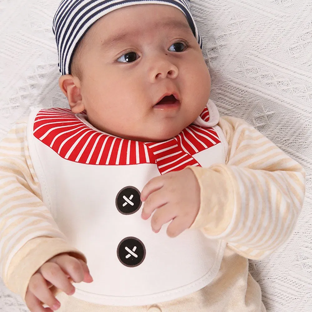 First Christmas Baby Gifts 4PCS Different Pattern Waterproof Bibs
