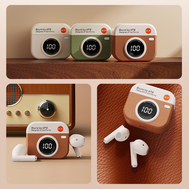 Беспроводные наушники Q87 Touch с шумоподавлением и дисплеем