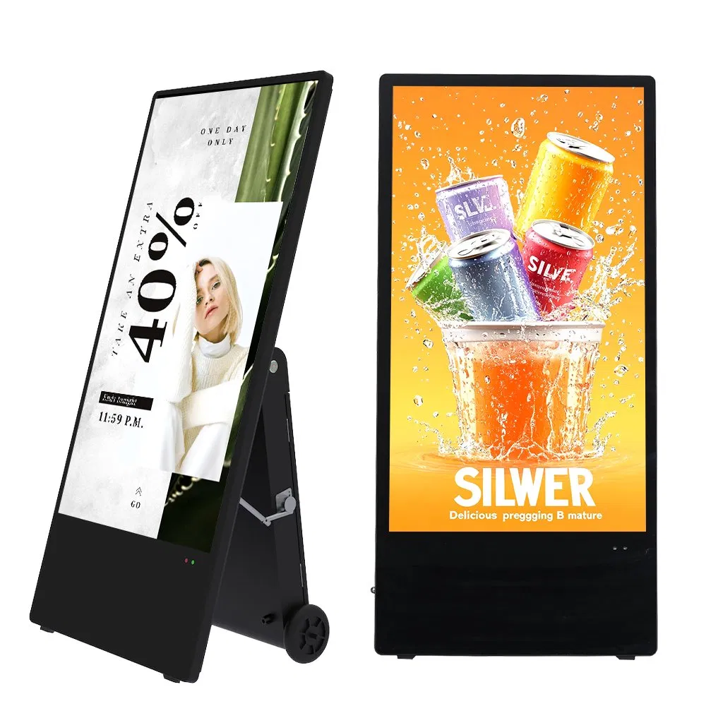 43-дюймовый портативный LCD экран с батареей