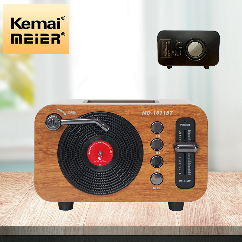 High Quality Retro Style Portable Radio Manufacturing Wooden Am FM Sw 3 Band Vintage Radio