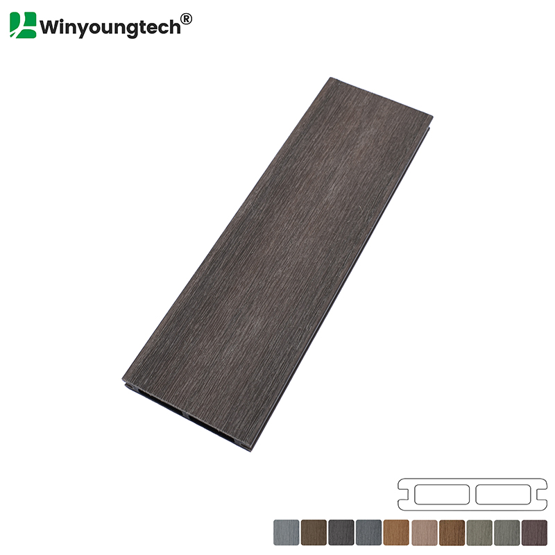 Modern WPC Board Easy Install Wood Plastic Composite Fence Narrow Fence Panel