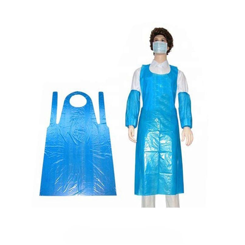 Durable Disposable Plastic Apron with Custom Size and Thickness Available