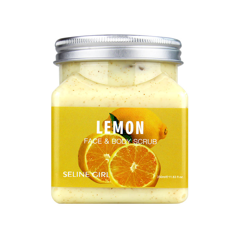 Seline Girl 6 Colors Aloe Vera Mango Lemon Avocado Peach Coconut Body Scrub