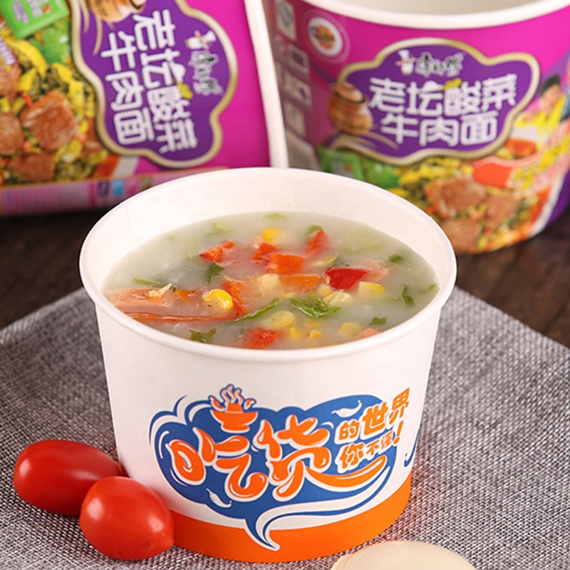Paper Bowls Single Wall Bowl Takeout Food Container Paper Bowls