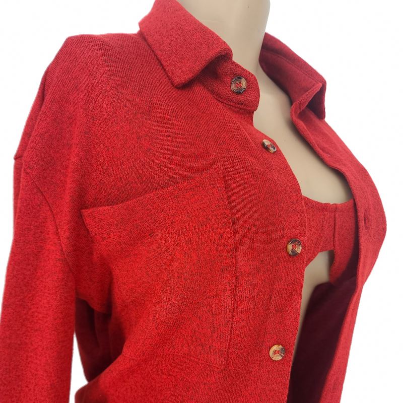 Комплект женский весенний кардиган топ и брюки