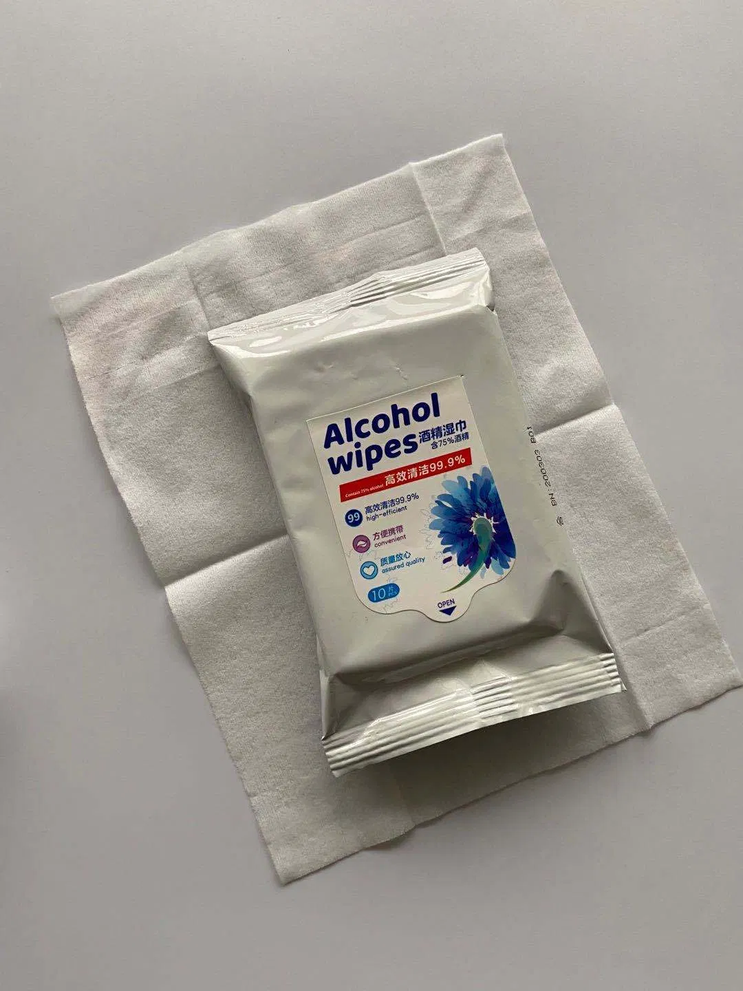 75% Alcohol Disinfectant Wipes Antibacterial Wet Towel Wipe
