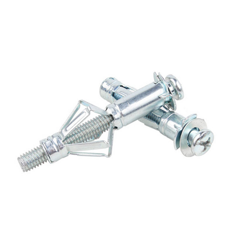 M4 M6 M8 Drywall Plasterboard Heavy Duty Hollow Wall Expansion Anchor with Screw