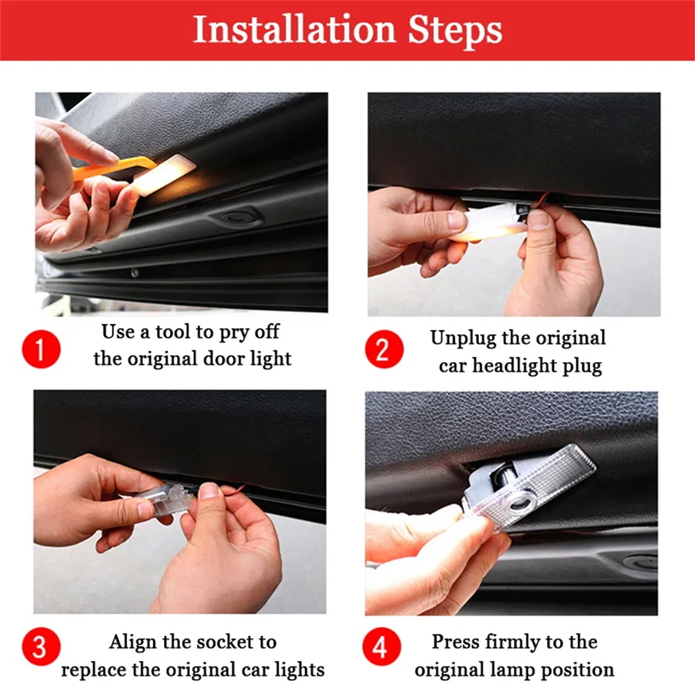 Проектор логотипа LED для авто с кастомным дизайном