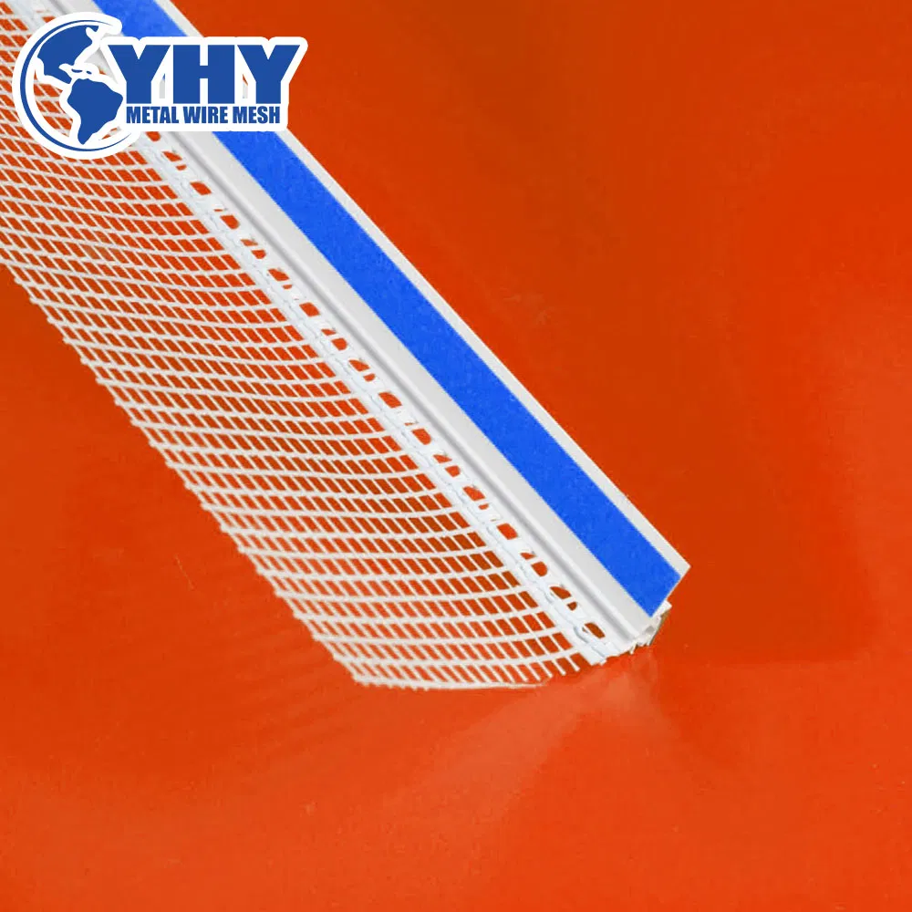 2.0m Length White PVC Angle Profile Corner Bead with Fiberglass Mesh