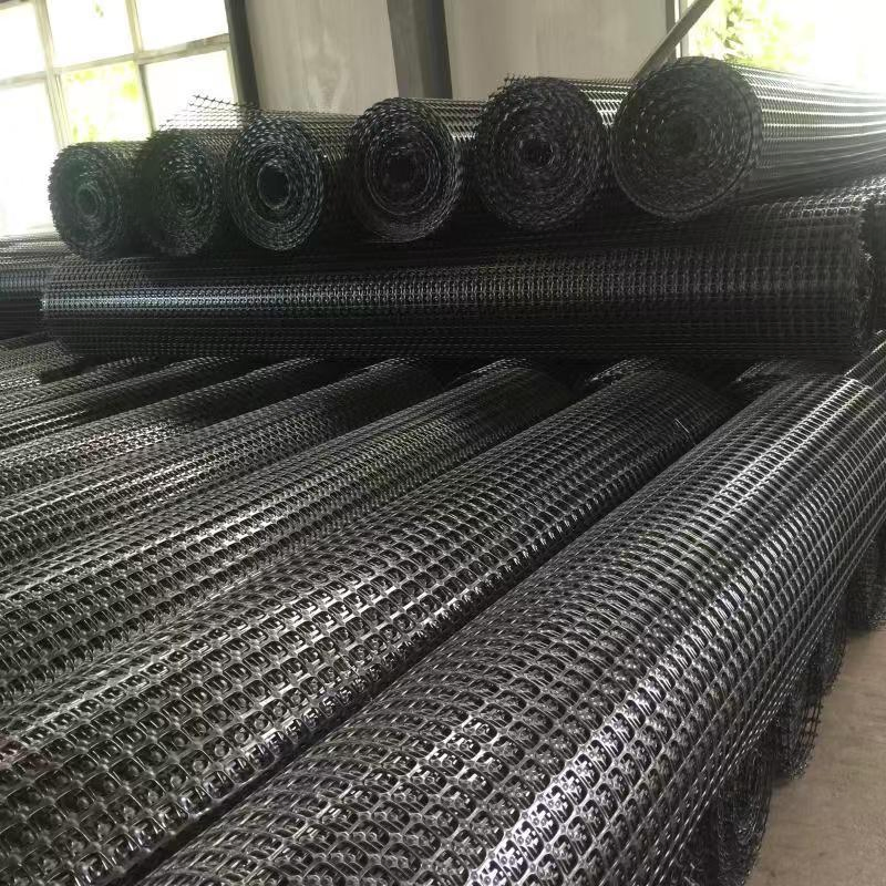 Steel Plastic Geogrid for Retaining Wall Support, with Strong Support Force for Highways, Railways, Bridge Piers