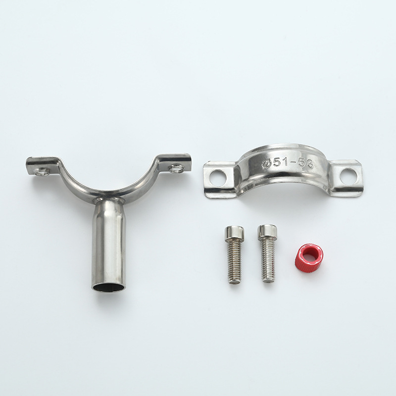 Stainless Steel Sanitary 304/316 Round Pipe Fittings/Pipe Holder
