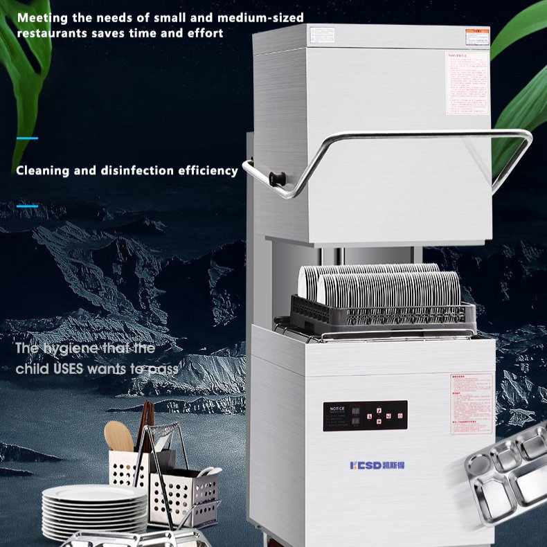 Factory Price Strong Durable Automatic Commercial Countertop Dishwasher Simply Washing Dish Washing Machine