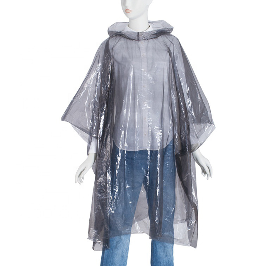 Emergency PE Jacket Raincoat Rain Poncho