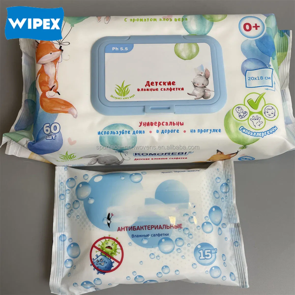 China Wholesale 60PCS Skin Cleaning Super Soft Customized Wet Baby Wipe